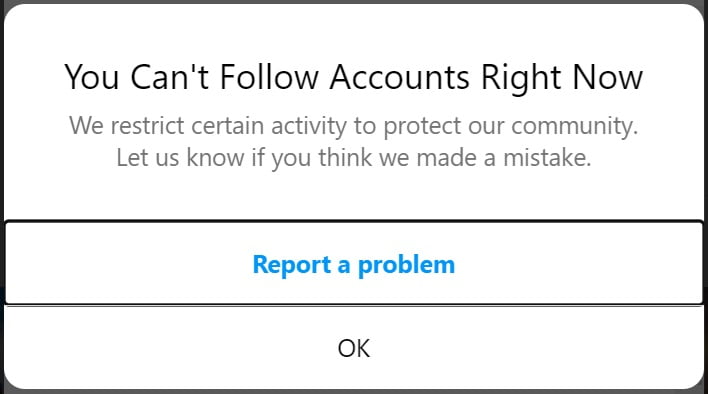 You cant follow accounts right now