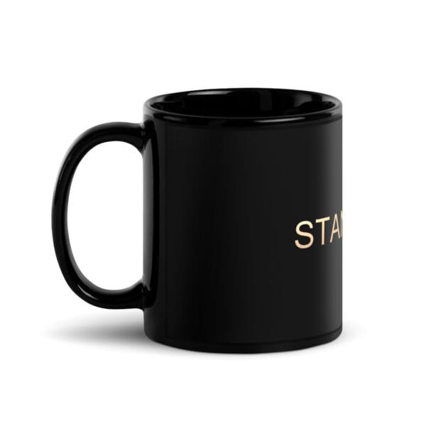 Black Glossy Mug - The Alpha Code Series - STAND TALL - Image 2