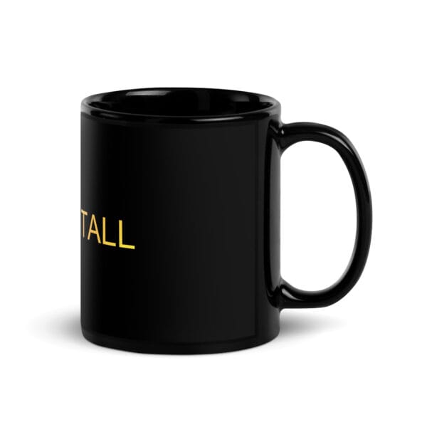 Black Glossy Mug - The Alpha Code Series - STAND TALL - Image 3