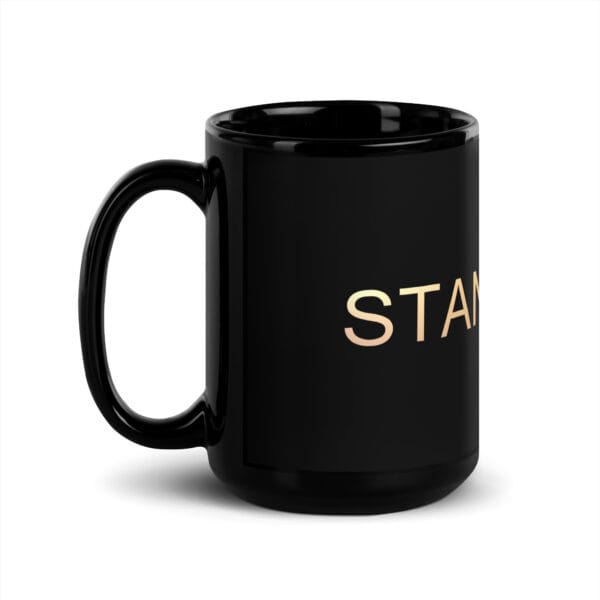 Black Glossy Mug - The Alpha Code Series - STAND TALL - Image 4