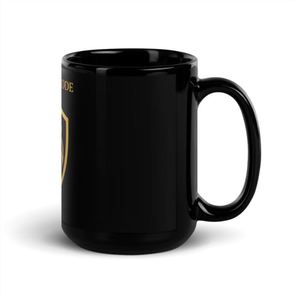 Black Glossy Mug - The Alpha Code Series - The Alpha Code - Image 5